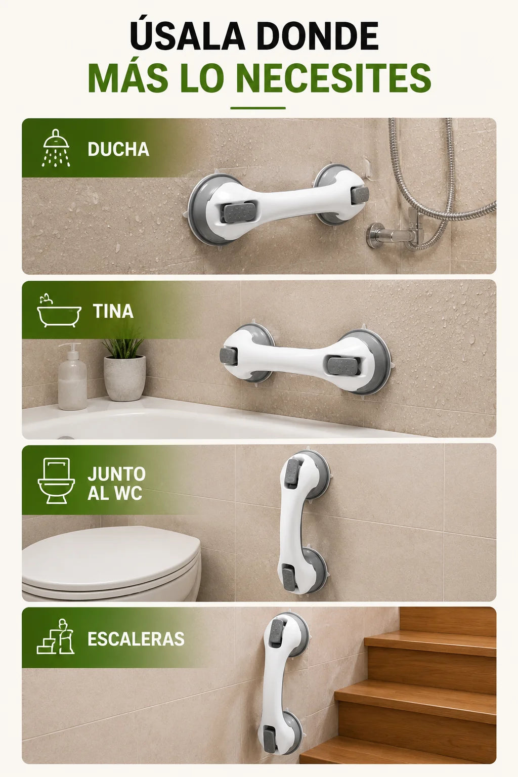 Pack 2 barras de seguridad anti caída